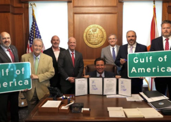 Florida es el primer estado en reconocer legalmente el nombre de “Golfo de América”